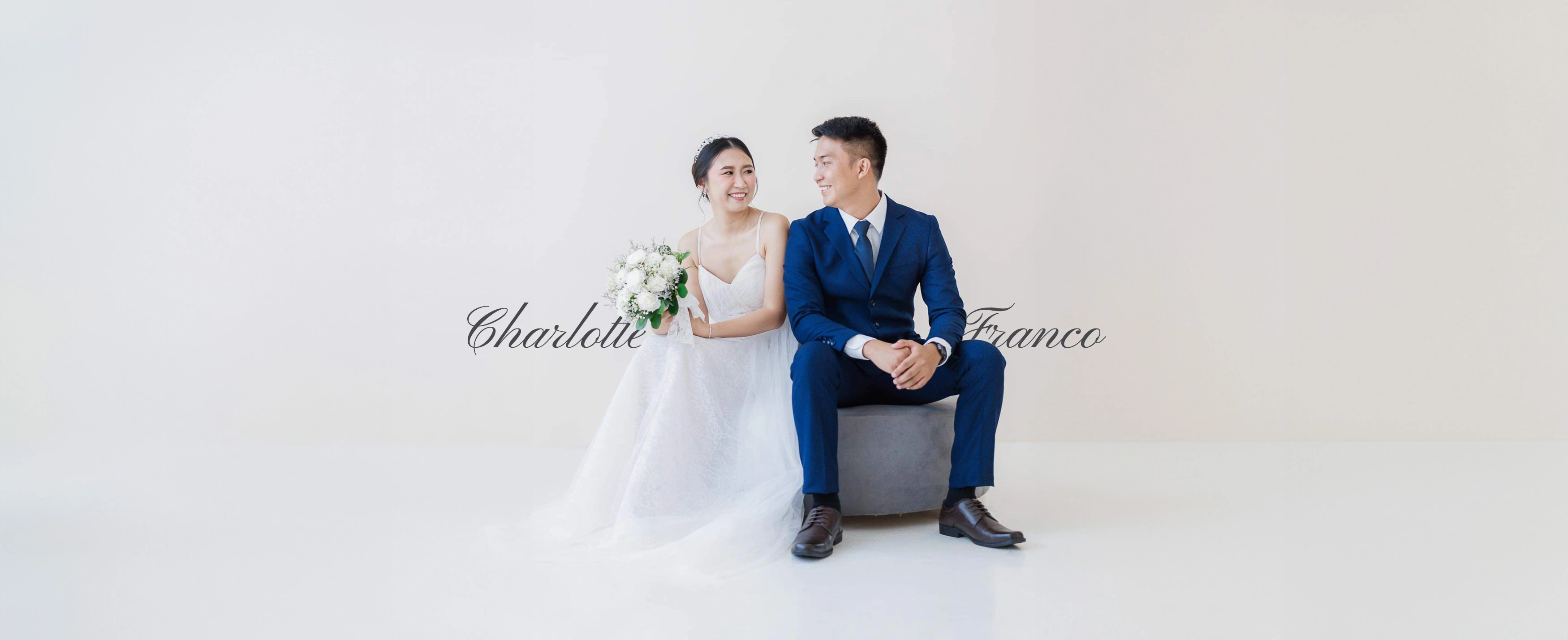 Image of the bride and groom