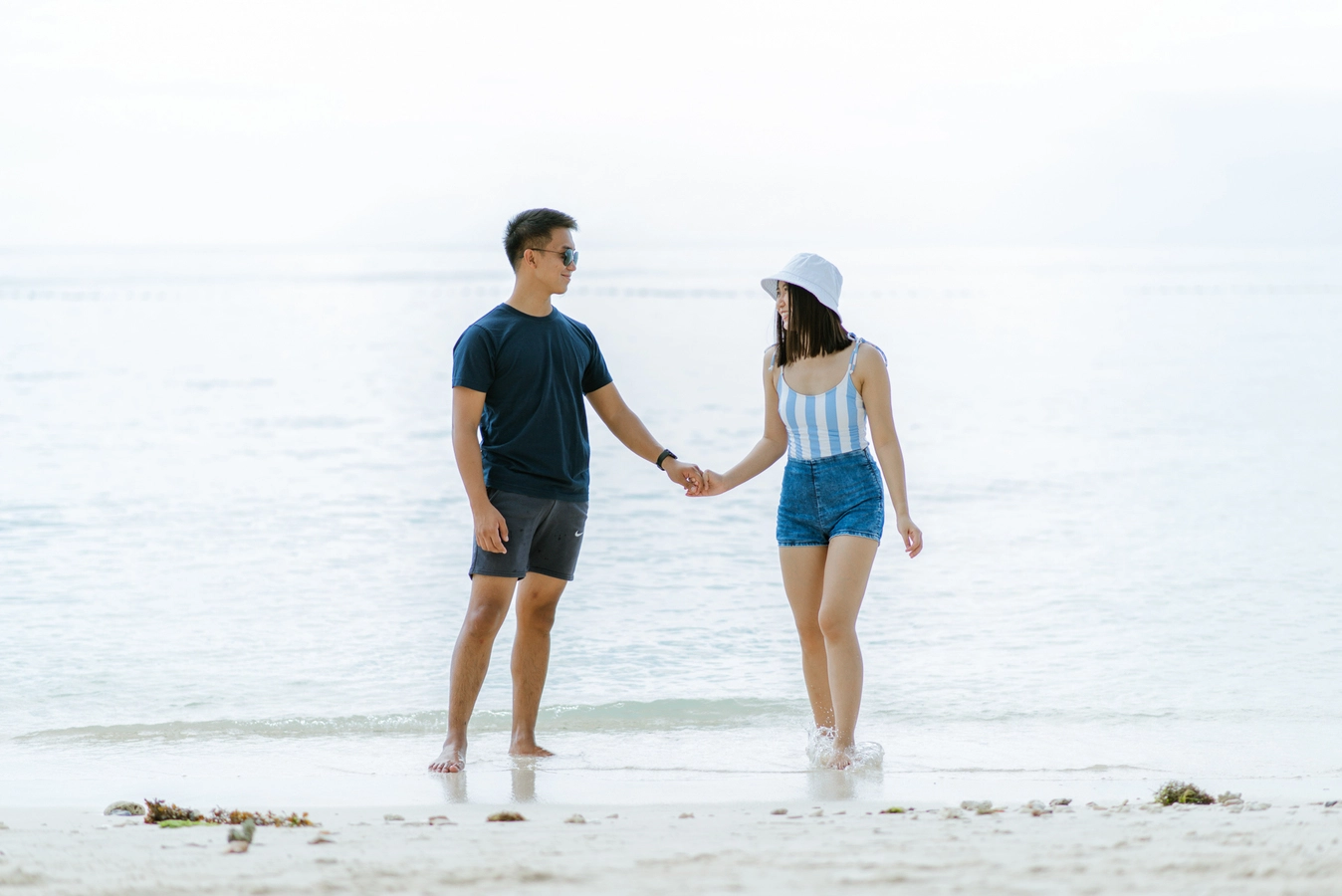 Engagement photo of the bride and groom